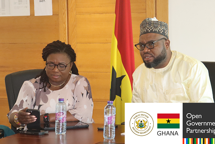 Minister of State, Public Sector Reforms and Deputy Minister for Communication Digital Technology and Innovation During the Meeting