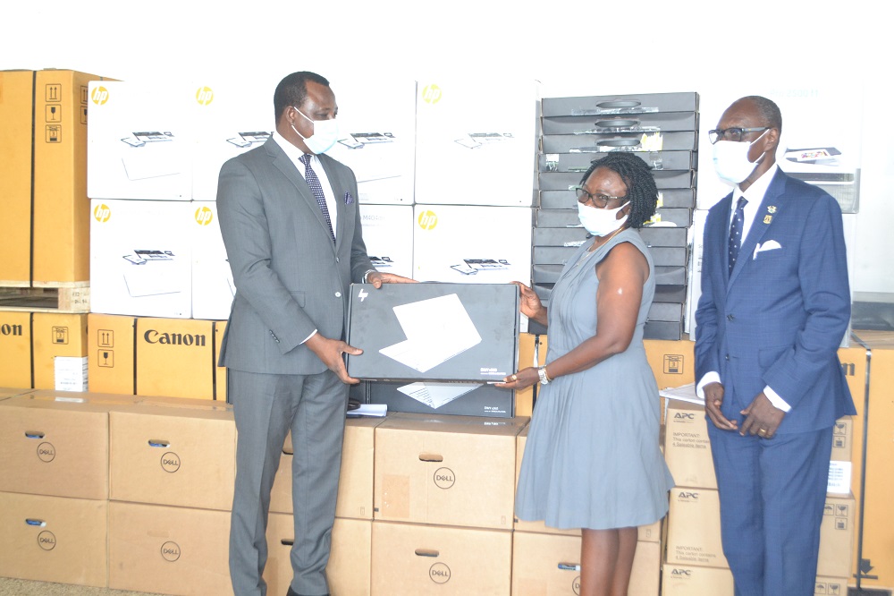 PSRRP with support from the World Bank presents ICT equipment to CHRAJ