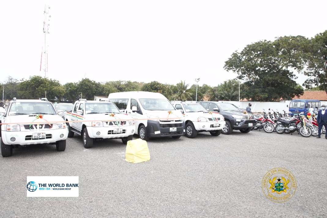 The Office of the Senior Minister with support from World Bank presents vehicles and motorbikes to selected entities to enhance PSRRP implementation